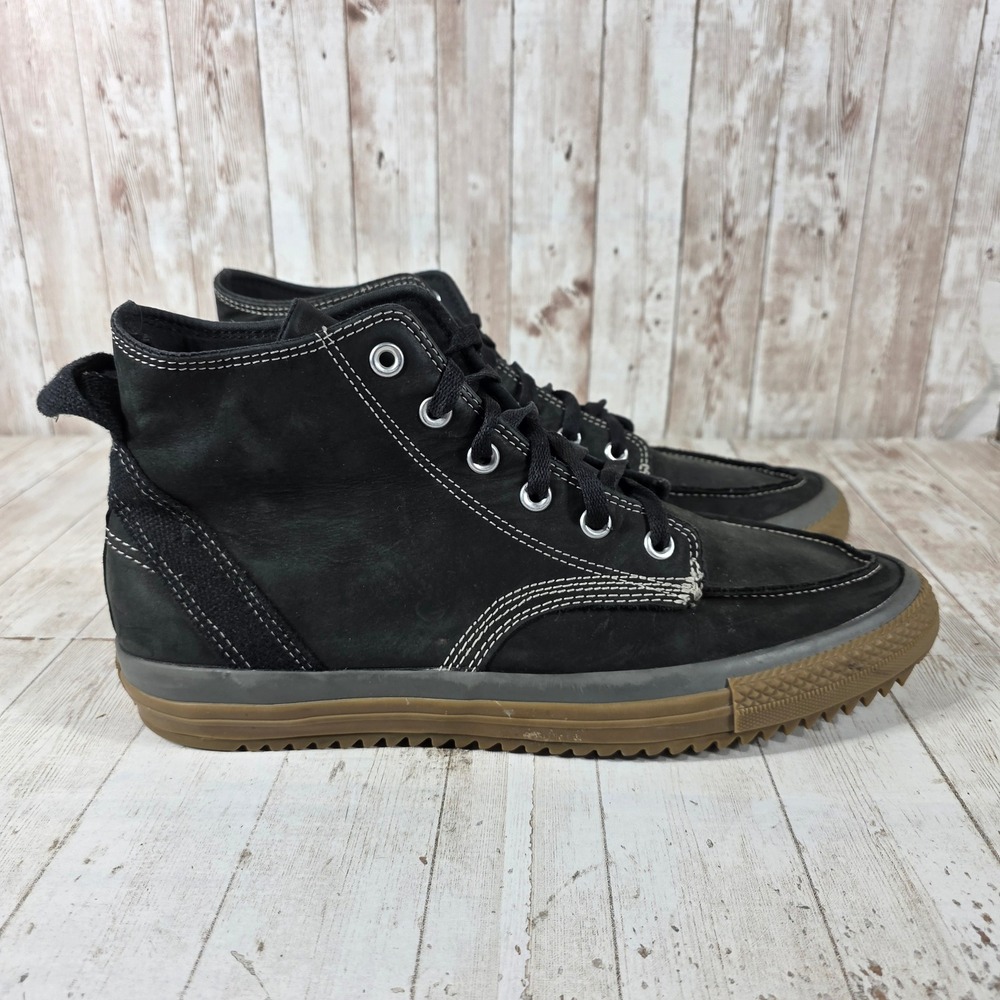 Converse Chuck Taylor All Star Outsider Black Nubuck Gum Sole Boots 135266C 12